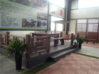 PE WPC扶手模具運用